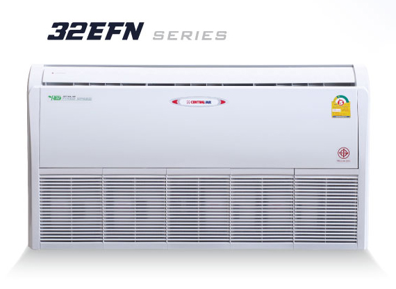 แอร์แบบตั้ง-แขวน CENTRAL เบอร์ 5 รุ่น EFN Series ระบบ FIXED SSPEED รับประกัน อะไหล่ 1 ปี คอมเพรสเซอร์ 5 ปี